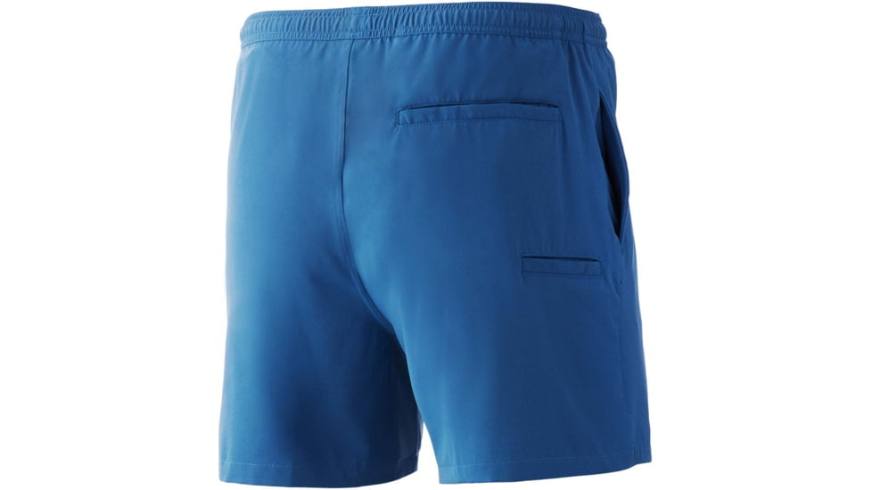 HUK Performance Fishing Pursuit Running Lakes Volley Swim Shorts - Mens, Titanium Blue, XL, H2000135-428-XL