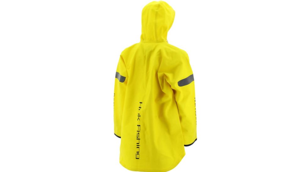 HUK PVC Foul Weather Jacket, Small, Blaze Yellow, Small H4000001BYWS
