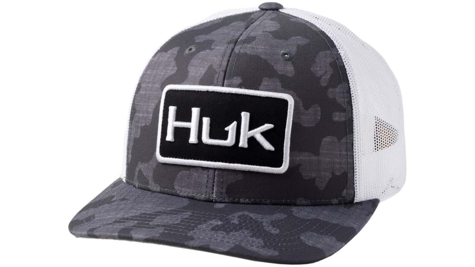 HUK Performance Fishing Running Lakes Trucker - Mens, Volcanic Ash, One Size, H3000338-013-1