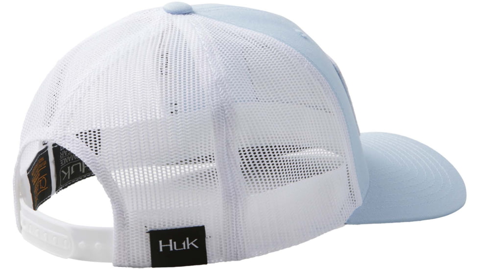 HUK Performance Fishing Solid Trucker Cap - Men's, Blue Fog, One Size, H3000301-473-1