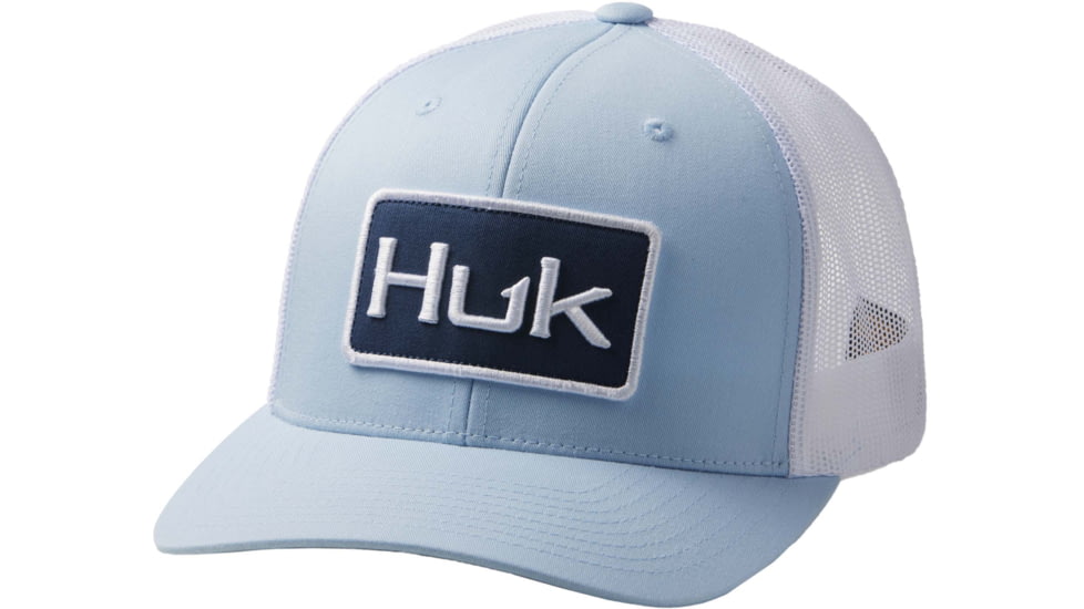 HUK Performance Fishing Solid Trucker Cap - Men's, Blue Fog, One Size, H3000301-473-1