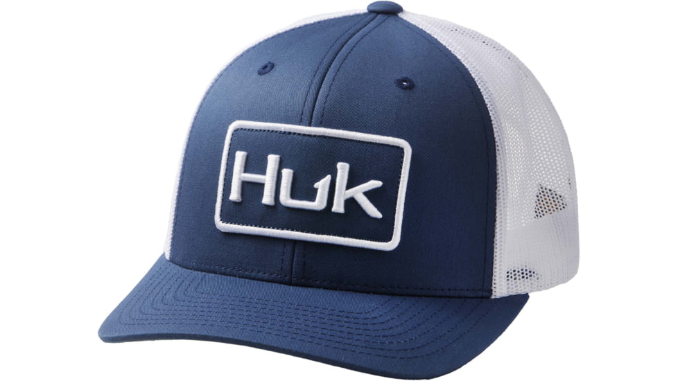 HUK Performance Fishing Solid Trucker Cap - Men's, Sargasso Sea, One Size, H3000301-409-1