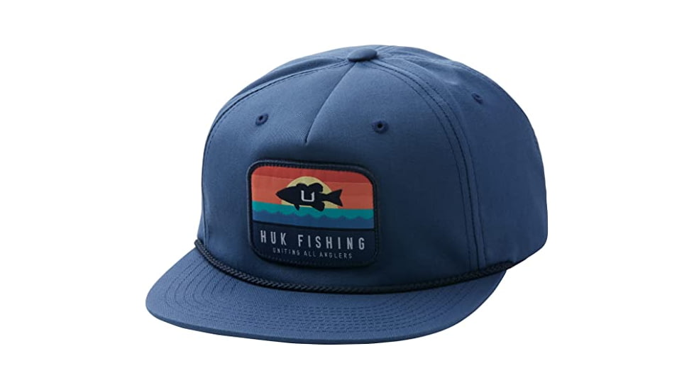 HUK Performance Fishing Sunset Bass Unstructured Cap - Men's, Sargasso Sea, One Size, H3000312-409-1