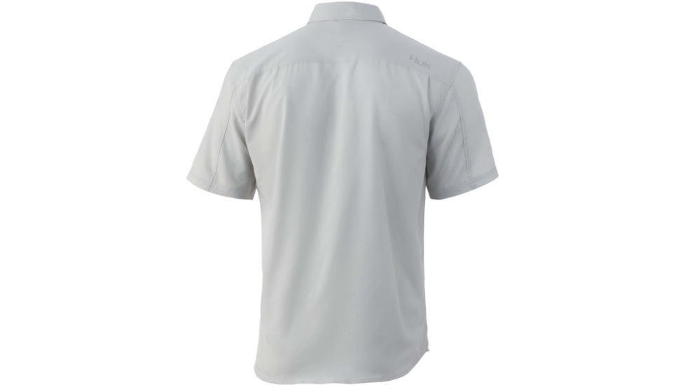 HUK Performance Fishing Tide Point S/S Shirt - Men's, Oyster, L, H1500117-052-L