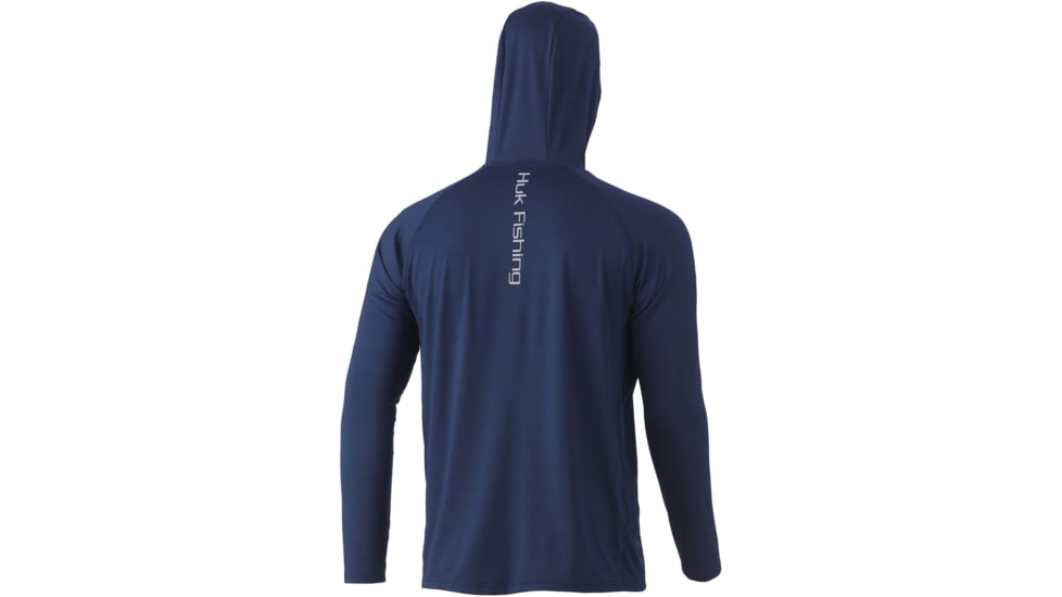 HUK Performance Fishing Vented Pursuit Hoodie - Men's, Sargasso Sea, M, H1200397-409-M