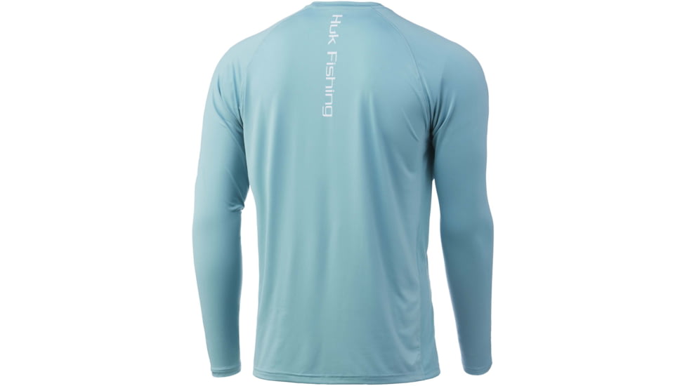 HUK Performance Fishing Vented Pursuit L/S Shirt - Mens, Porcelain Blue, S, H1200396-481-S