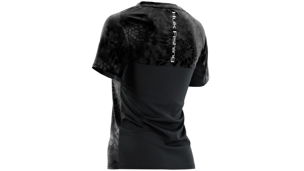 HUK Womens Kryptek Short Sleeve Icon Shirt, Kryptek Typhon H1200077TYNXS