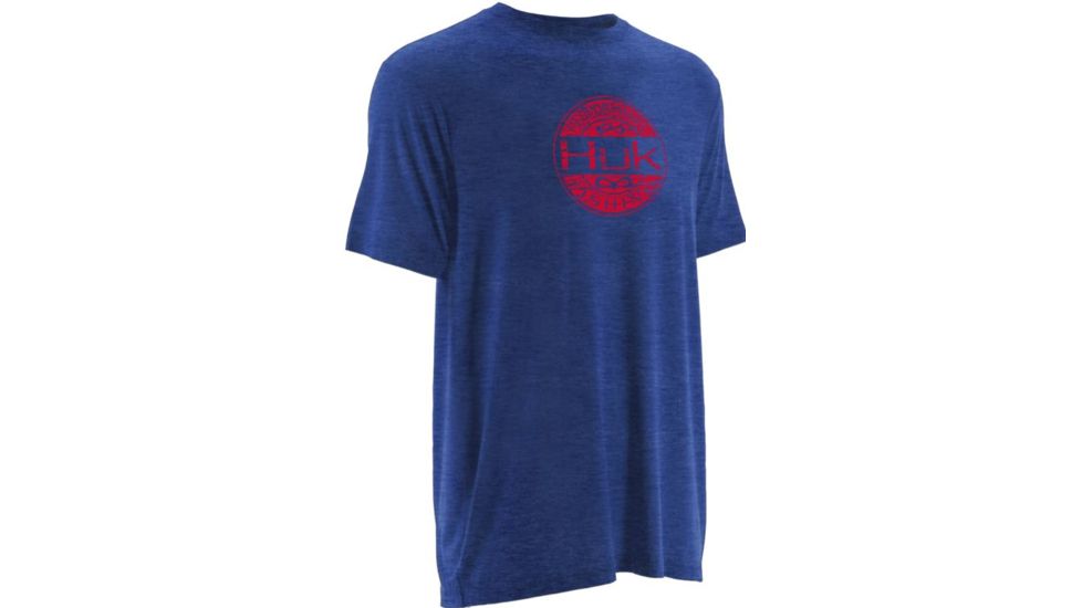 HUK Wood SW Tee, Royal Heather, XXXL H1000044RYHXXXL