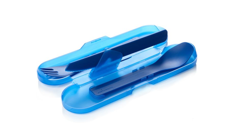 Human Gear GoBites Utensil, Trio with Case, Blue, HG0422