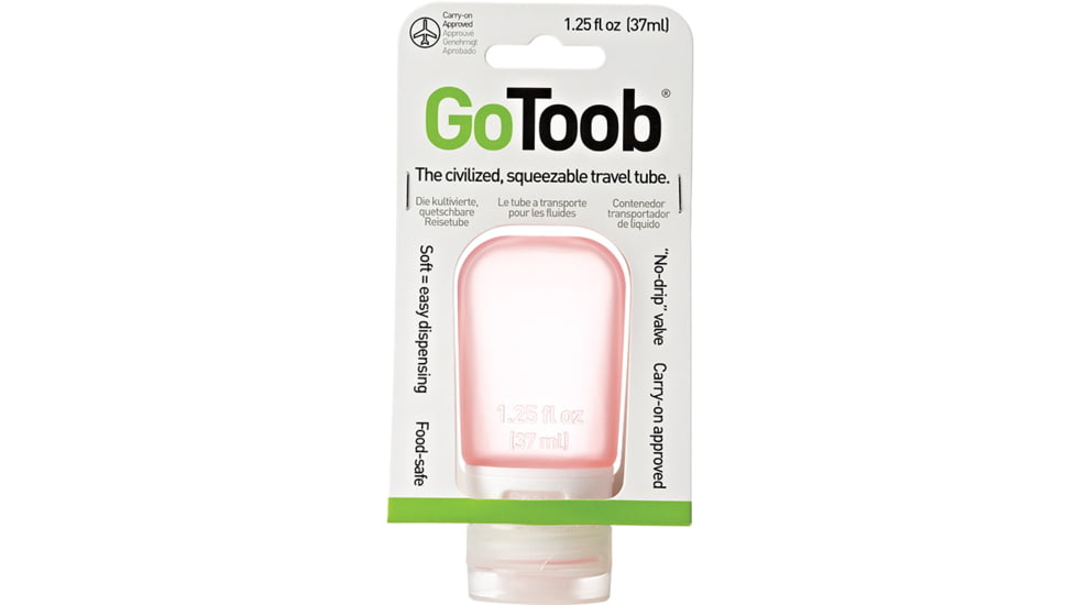 Humangear GoToob Silicone Tube, 1.25 oz, Hot Pink HG0131