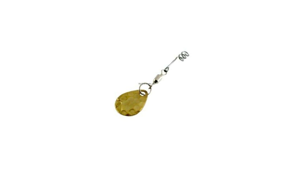 Humdinger Keith Poche Power Spinner, Hammered Gold Colorado Blade, #1, 5 Pack, KPS-02