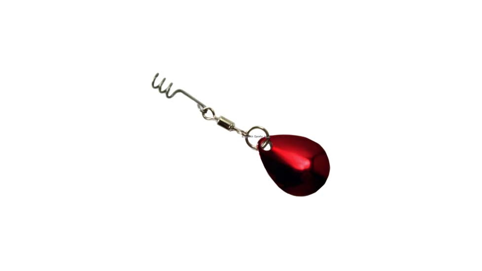 Humdinger Keith Poche Power Spinner, Red/Nickel Colorado Blade, #2, 5 Pack, KPS-05
