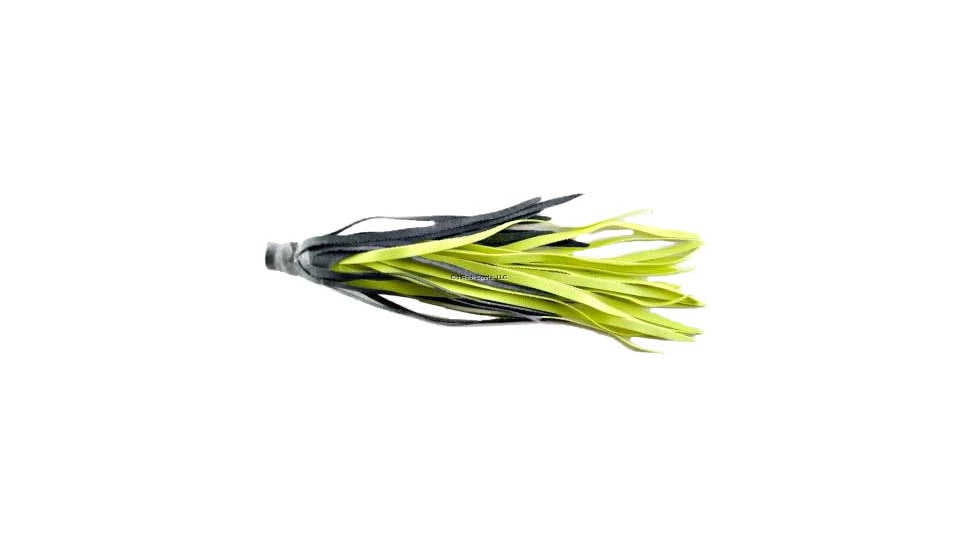 Humdinger Rubber Skirt, Chartreuse &amp; Black, 3 1/2in, 3 Pack, RS3-L