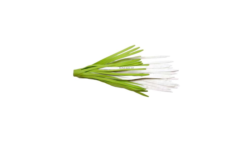Humdinger Rubber Skirt, Chartreuse &amp; White, 3 1/2in, 3 Pack, RS3-A
