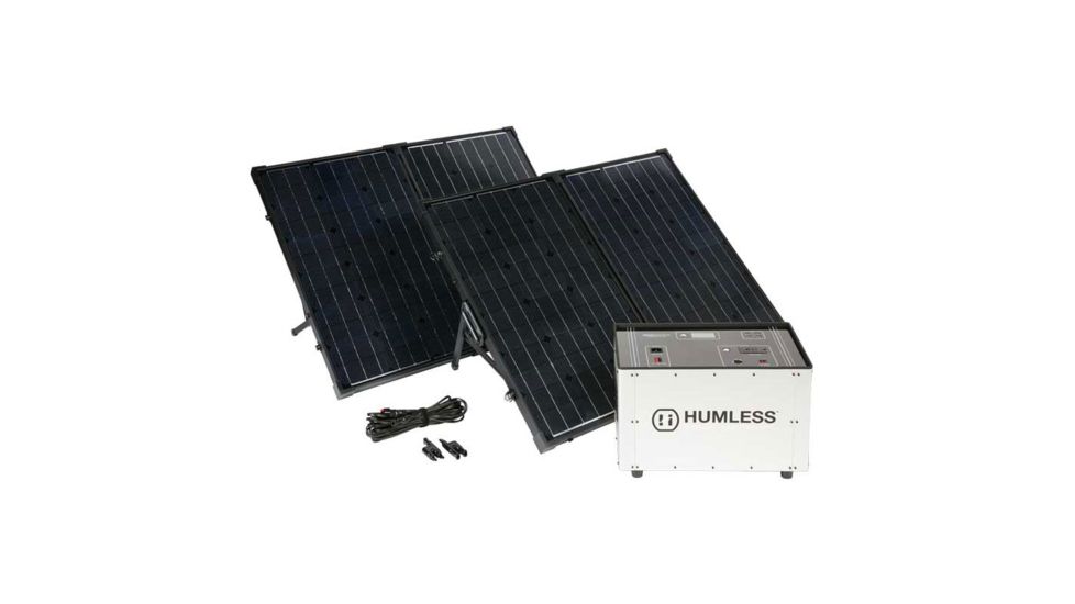 Humless Go Plus Solar Kit, White/Black 2PANBUND1.3KWH