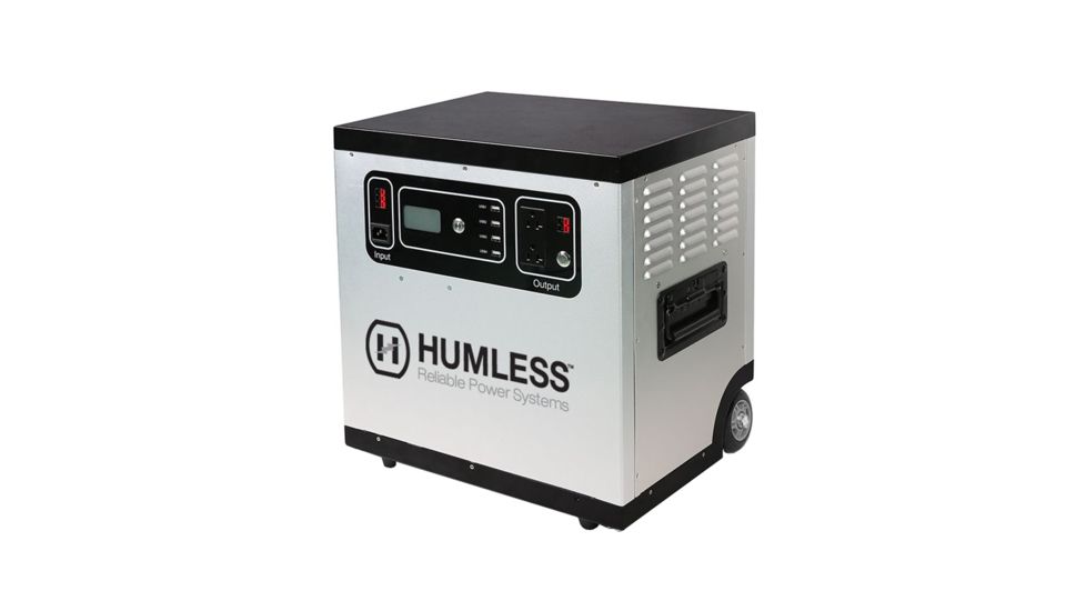 Humless Go Power 1.5k Wh Portable Power Storage, White/Black 7041501500