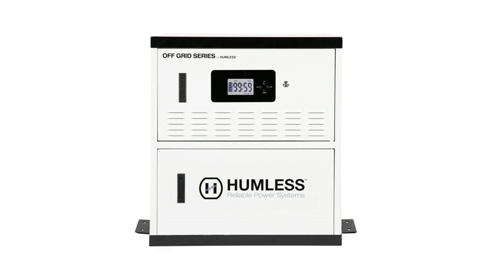 Humless Home Standard Solar Power Storage, White/Black 30481200