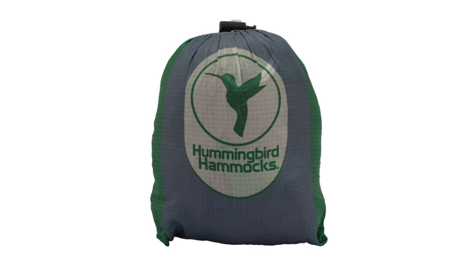 Hummingbird Hammocks Double Hammock-Gray/Grass Green