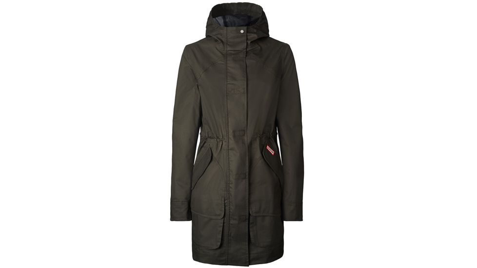 Hunter Boots Original Cotton Hunting Coat - Women's-Dark Olive-Medium