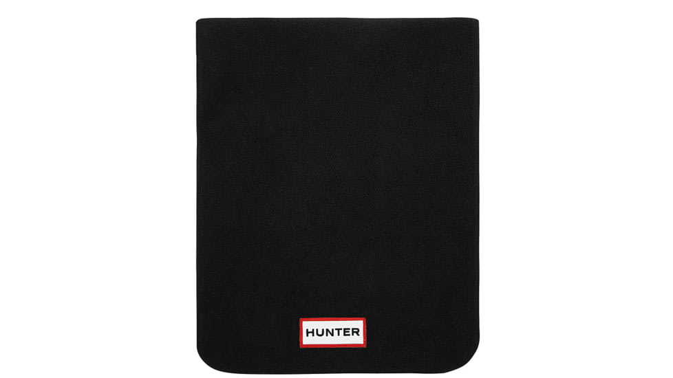 Hunter Boots Original Fleece Scarf - Womens-Black-One Size
