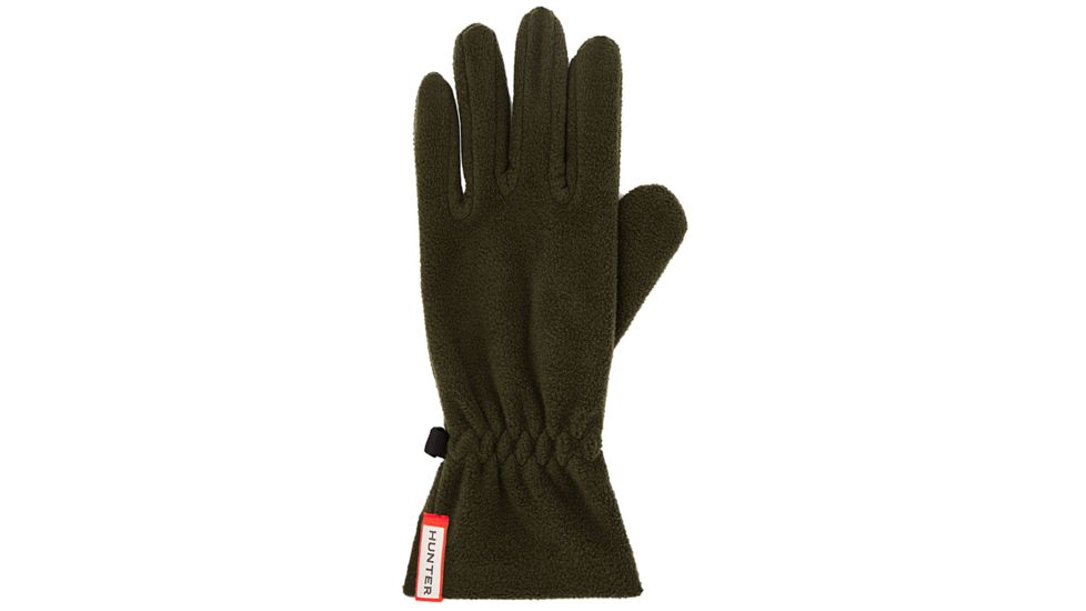 Hunter U Original Fleece Glove, Dark Olive, M/L, UAG30114KCA-DOV-M/L