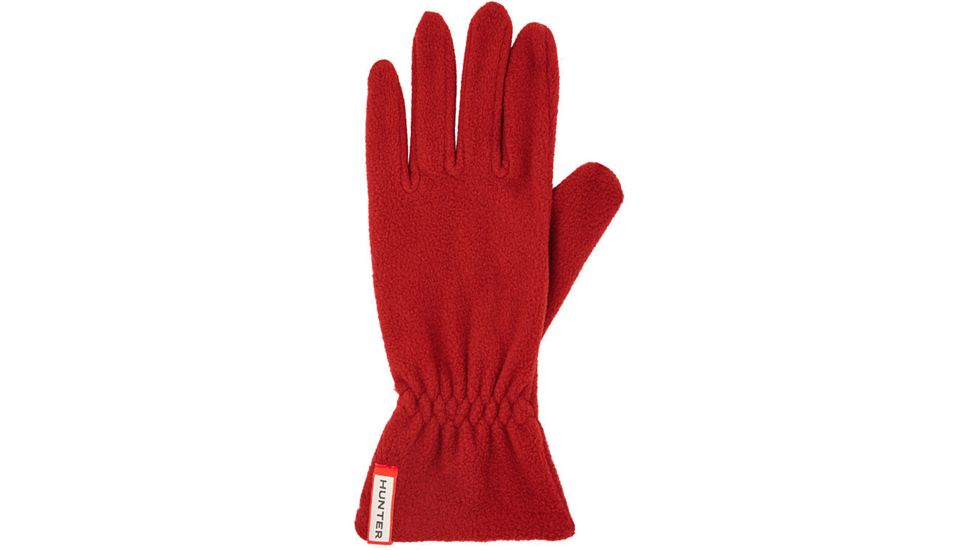 Hunter U Original Fleece Glove, Military Red, M/L, UAG30114KCA-MLR-M/L
