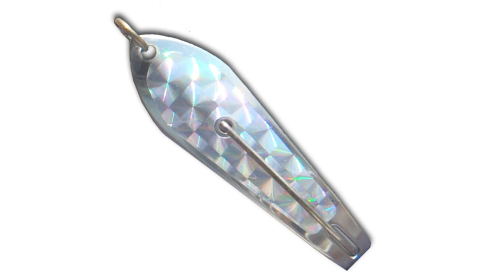 Huntington Lures Huntington Original Drone Spoon, 2 1/4in 3/0 Hook, 1/6oz, Silver Flash Scale, 0-SFS