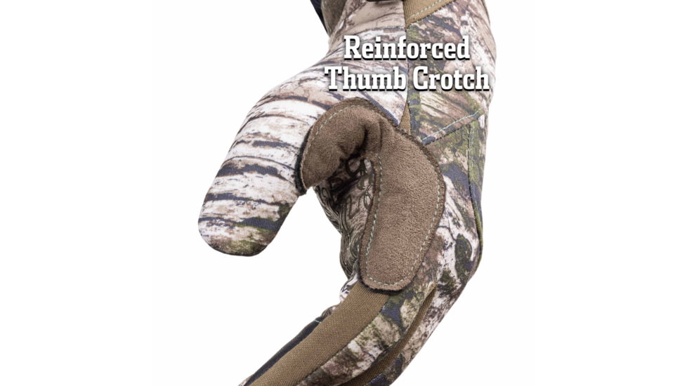 Huntworth Ansted Mid Weight Hunting Glove - Womens, Plush Fleece Lined, Tarnen, Large, E-1207-L-TRN-L