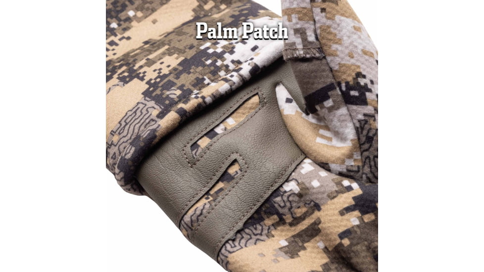 Huntworth Barrow Heat Boost Windproof Softshell Hunting Glove - Mens, Disruption, Large, E-1436-DC-L