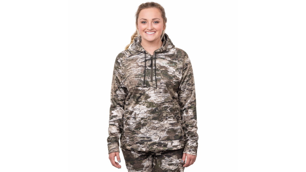 Huntworth Harrison Mid Weight Hoodie - Women's, Large, Tarnen, E-9555-W-TRN-L