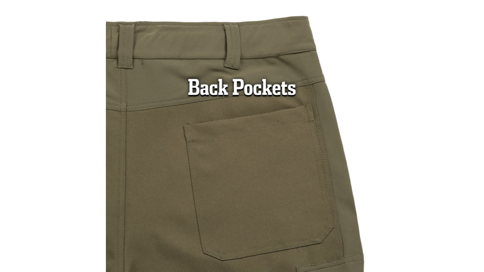 Huntworth Durham Light Weight Stretch Woven Pants - Men's, Olive Green, Medium, E-9177-OLV-M