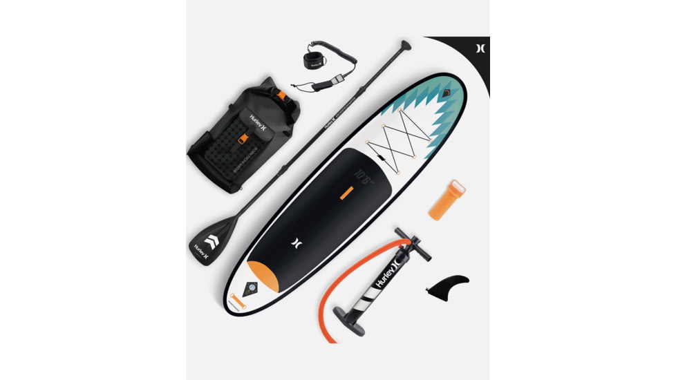HURLEY Advantage Inflatable Paddle Board Set, 10ft 6in, Outsider, HUR-003