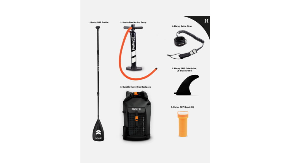 HURLEY Advantage Inflatable Paddle Board Set, 10ft 6in, Outsider, HUR-003