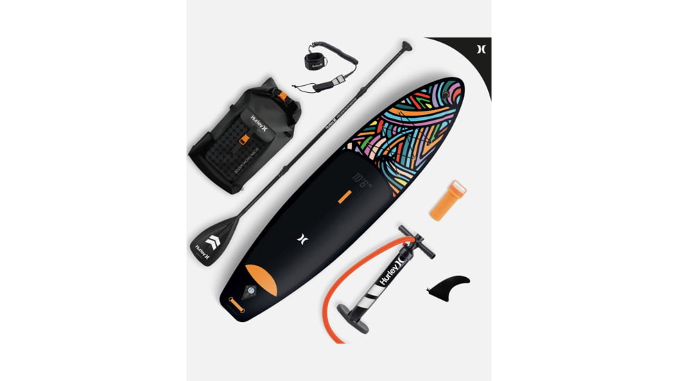 HURLEY PhantomTour Inflatable Paddle Board Set, 10ft 6in, Color Wave, HUR-002