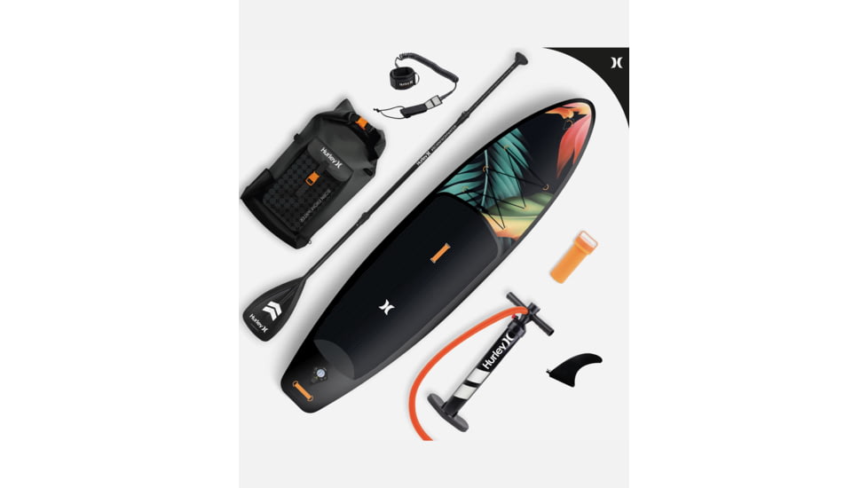 HURLEY PhantomTour Inflatable Paddle Board Set, 10ft 6in, Paradise, HUR-001