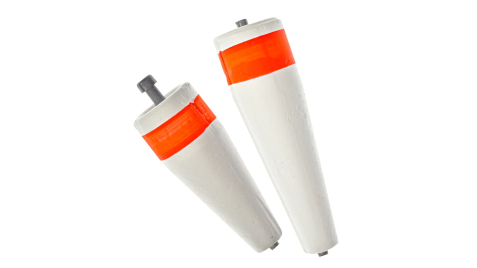 Hurricane 2in Slotted Red+White Unweighted Float, PF-2SR