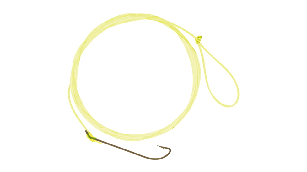 Hurricane Flounder Hooks Ctown #9 12in 60LB Mono, FSN1260-9