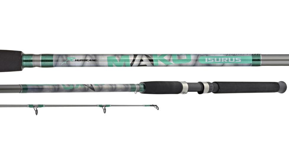 Hurricane Mako Inshore 2 Piece, Medium-Heavy, 12-30lb, Spinning Rod, 9, MI-902MHSP