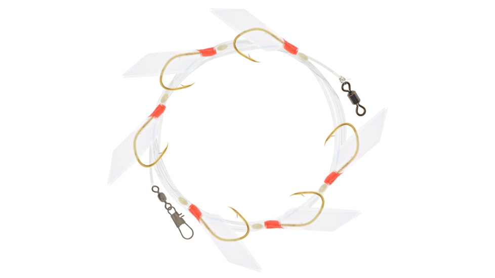 Hurricane Sabiki Skin Bait Rig, Hook Size 8, FSR-8