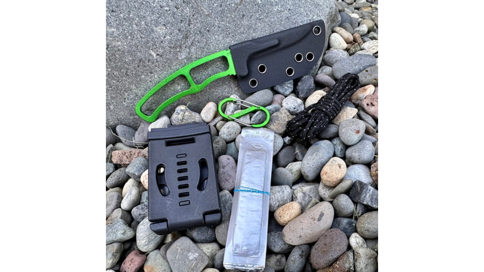 Huto Lifestyle Exo-Skeleton Replacement Blade Knives, Lime Green, EXO-SKLTN-KNV-ORG