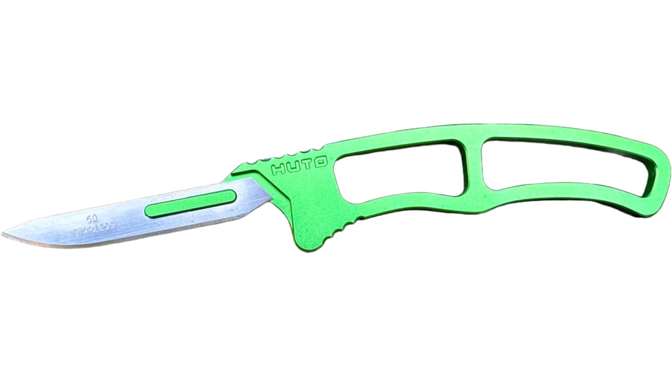 Huto Lifestyle Exo-Skeleton Replacement Blade Knives, Lime Green, EXO-SKLTN-KNV-ORG
