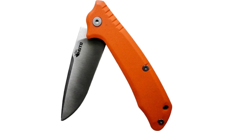 Huto Lifestyle Hunt Harder Folding Hard Blade Knife, Orange, HTHD-KNV-ORG