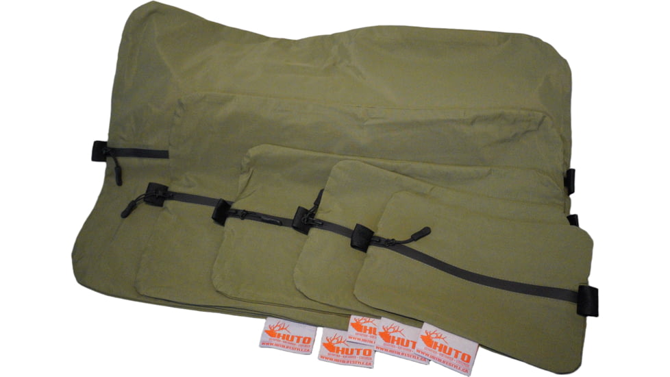 Huto Lifestyle Huto LifeStyle Featherlight Pull Out Packs, Set of 5, Army Green, PLPCK-ARMGRN