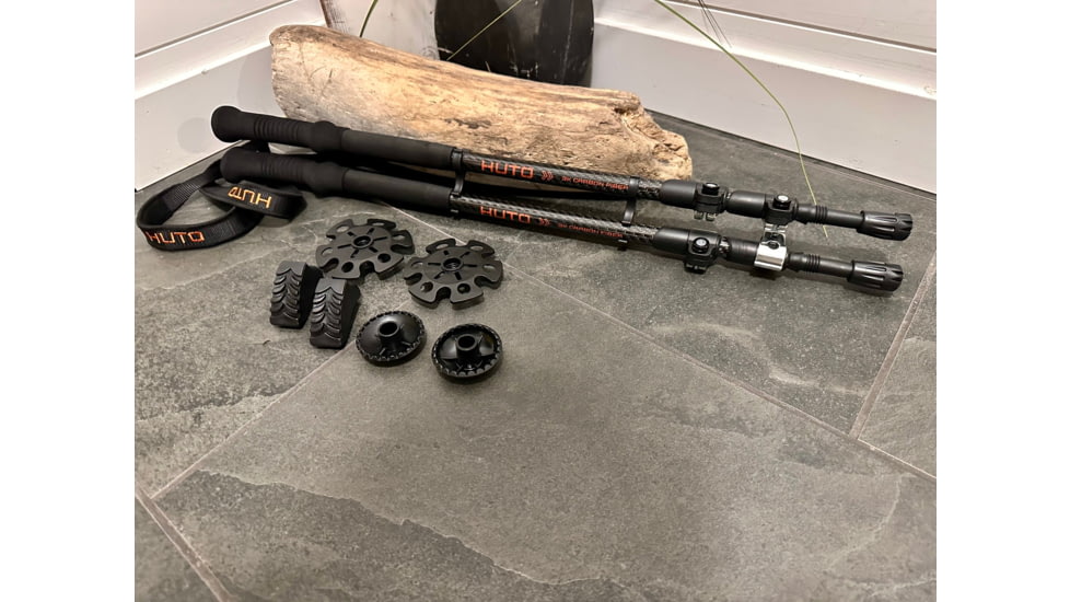 Huto Lifestyle Grinder Backcountry 3K Carbon Fiber Trekking Pole
