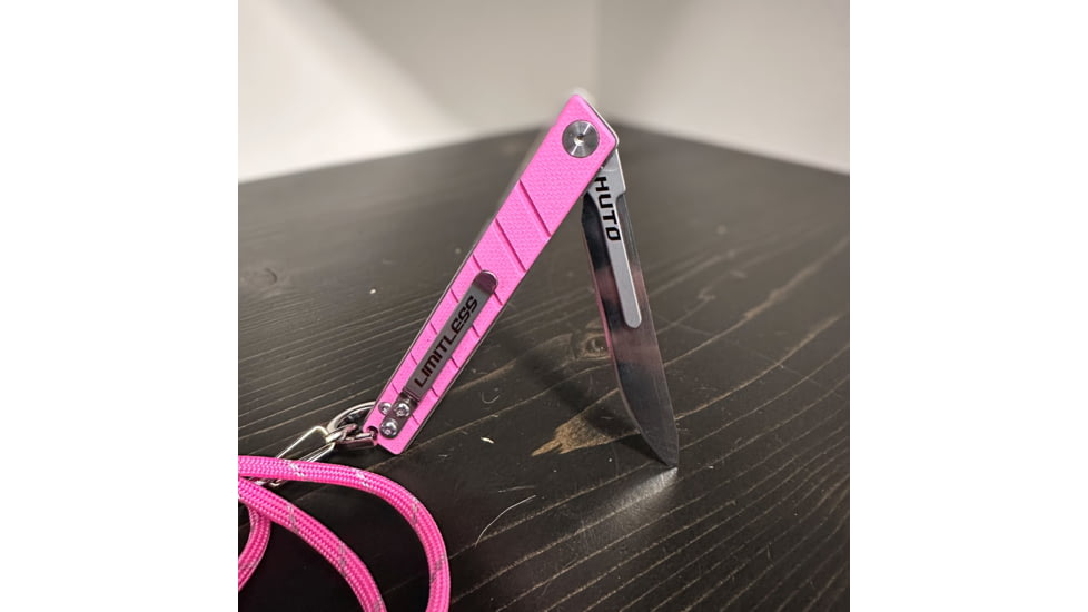 Huto Lifestyle Limitless Folding Replacement Blade Knife, Pink, LMTS-KNV-PINK