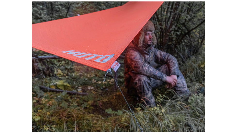 Huto Lifestyle Meat Throw Tarp/Shelter, Regular, Orange, MEAT-TARP-REG