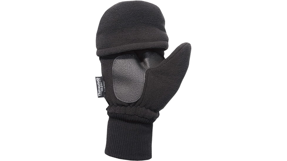 HWI Gear 3/4 Finger Fleece Knit Glove/Mitten, Black, Medium, FMG100-MD