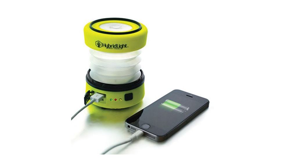 Hybridlight Solar Expandable Lantern Charger, Yellow 1342