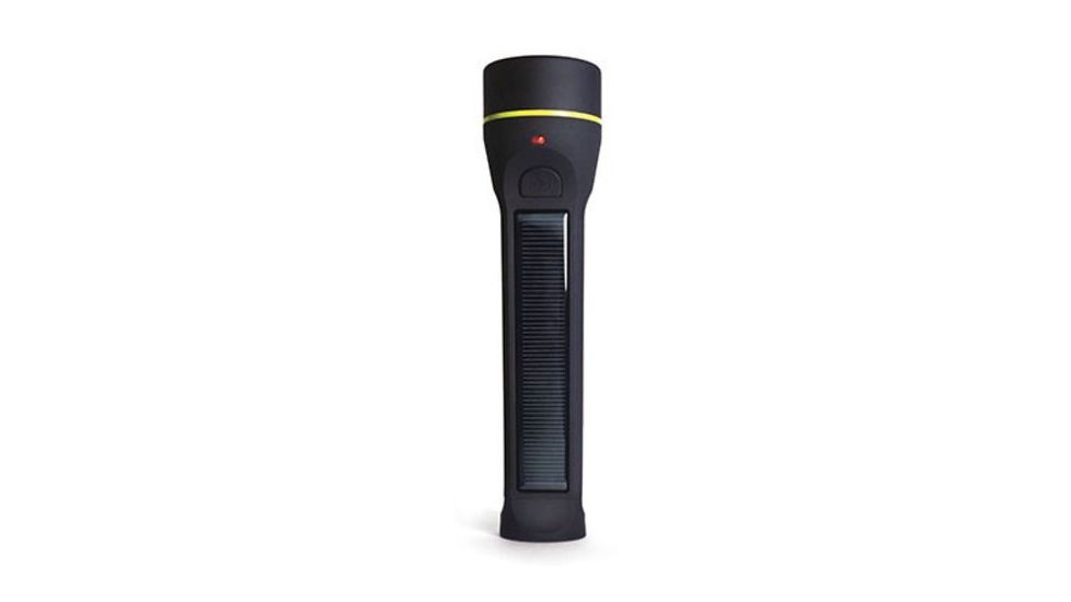 Hybridlight Journey Solar Flashlight, 250 Lumens, Charger, Black 1571
