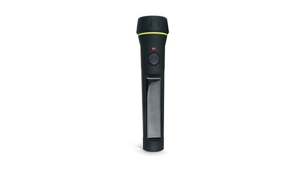 HybridLight Entrada Solar Flashlight, 80 Lumens, Black 1014